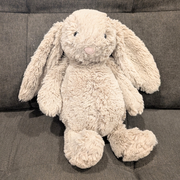 Jellycat Other - Jellycat Cream Stuffed Bunny Bashful Bunny Small 8" White Cotton Tail